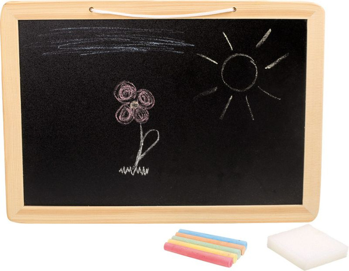 Drewniana przenośna tablica dla dzieci z akcesoriami Small Foot