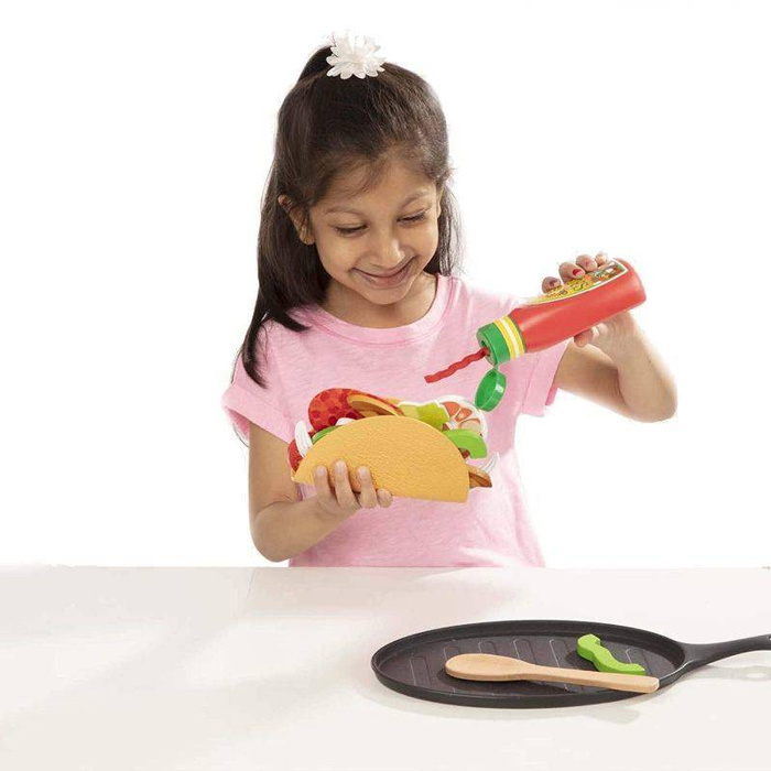 Zestaw do robienia tortilli Fill & Fold Taco & Tortilla 43 el Melissa & Doug 