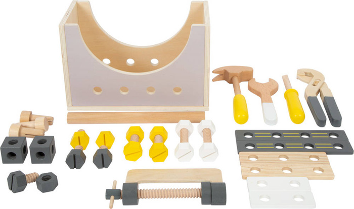 Drewniany zestaw narzędzi w skrzynce Miniwob Small Foot