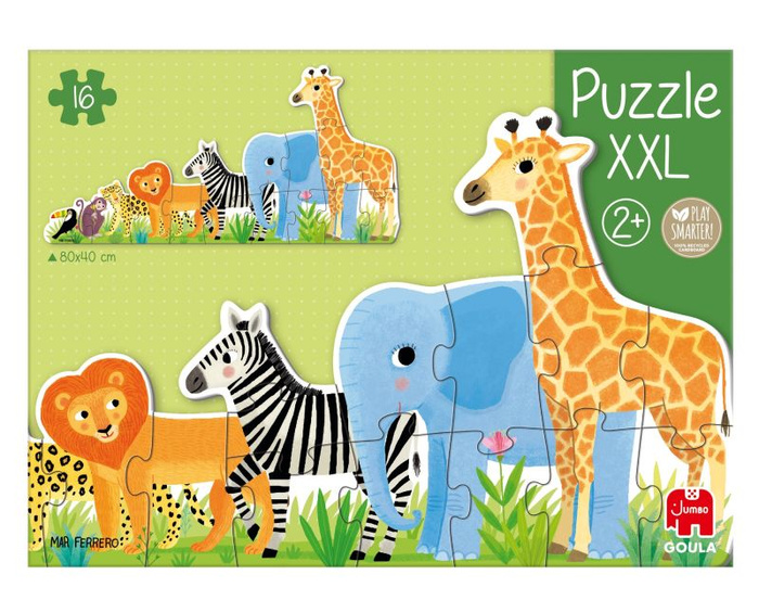 Puzzle dla dzieci XXL Dżungla Goula 