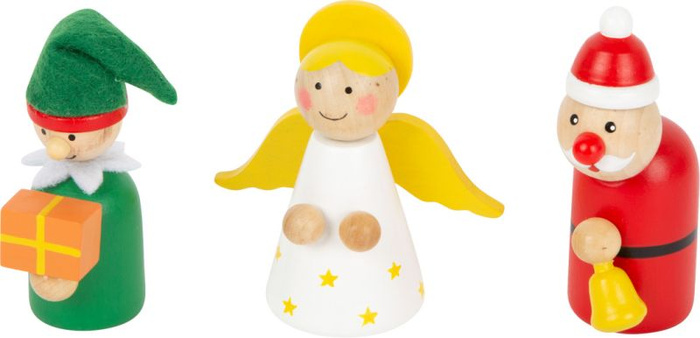 Świąteczny zestaw drewnianych figurek zwierząt leśnych Small Foot