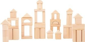 Drewniane klocki do układania Natura i forma Small Foot