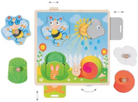 Drewniana układanka  W ogrodzie Goki