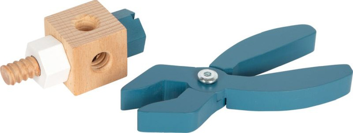 Drewniana walizka z narzędziami dla dzieci Warsztat Small Foot 