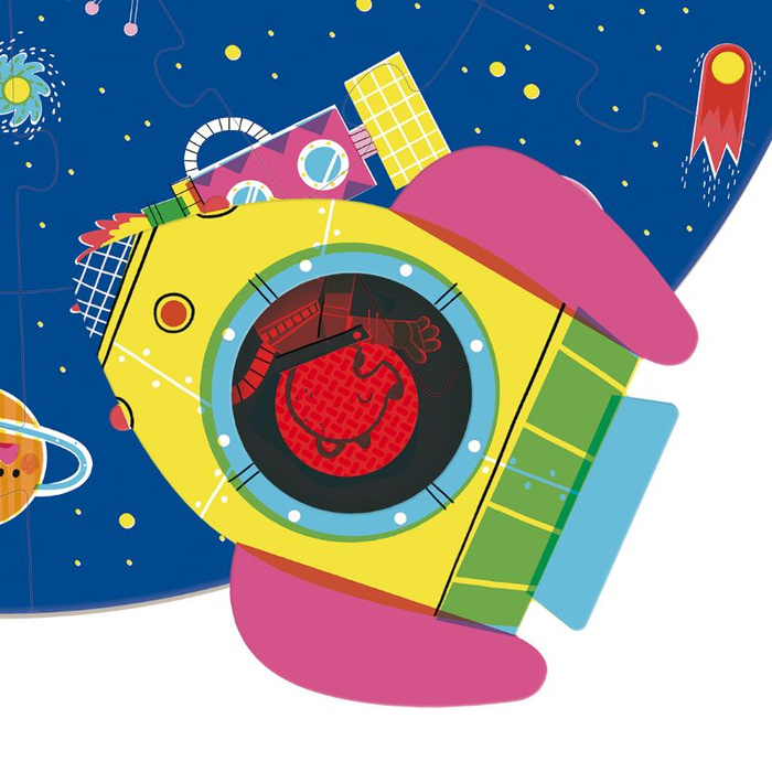 Okrągłe puzzle dla dzieci XXL Kosmos Goula