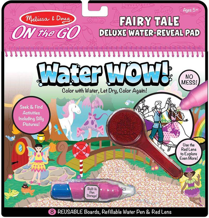 Wodna kolorowanka z zadaniami Water Wow Fairy Tale Deluxe Melissa & Doug