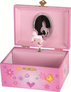 Szkatułka na biżuterie z pozytywką Jednorożec Goki