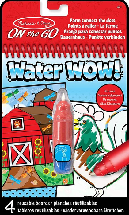 Wodna kolorowanka Water Wow Farma Połącz punkty Melissa & Doug