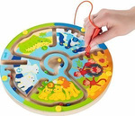 Magnetyczny labirynt drewniany Naucz się liczyć w zoo Goki