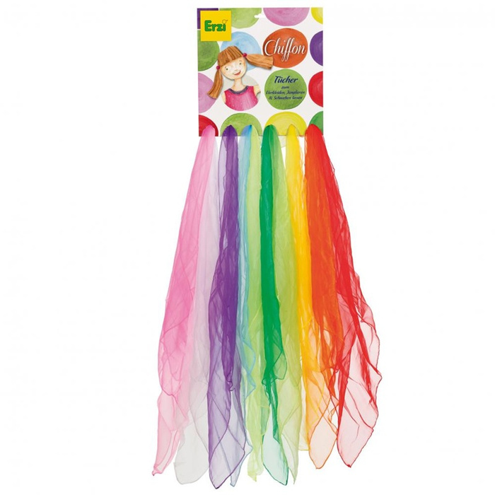 Kolorowe Chusty animacyjne 10 sztuk Erzi