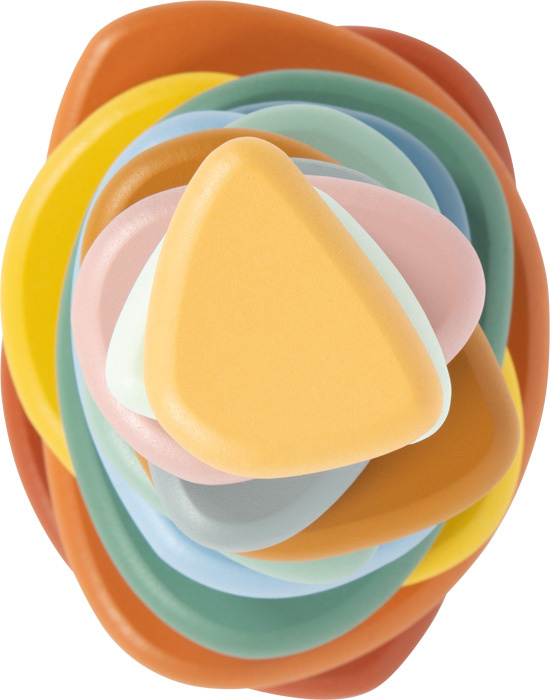 Drewniana gra zręcznościowa Wieża z kamieni Montessori River Rocks Small Foot