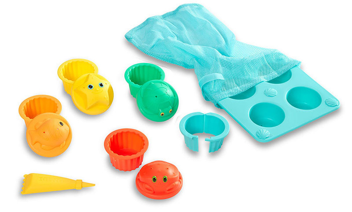 Foremki do piasku, wody zabawa na plaży babeczki Melissa and Doug