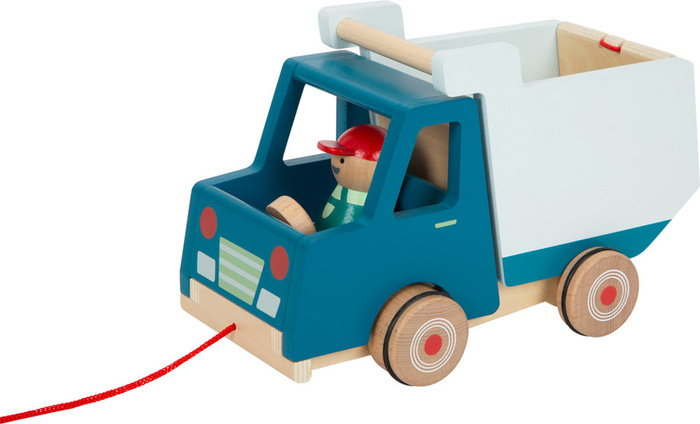 Ciężarówka wywrotka zabawkowa do ciągnięcia Small Foot
