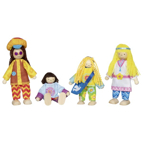 Elastyczne laleczki Rodzina Love & Harmony  Goki
