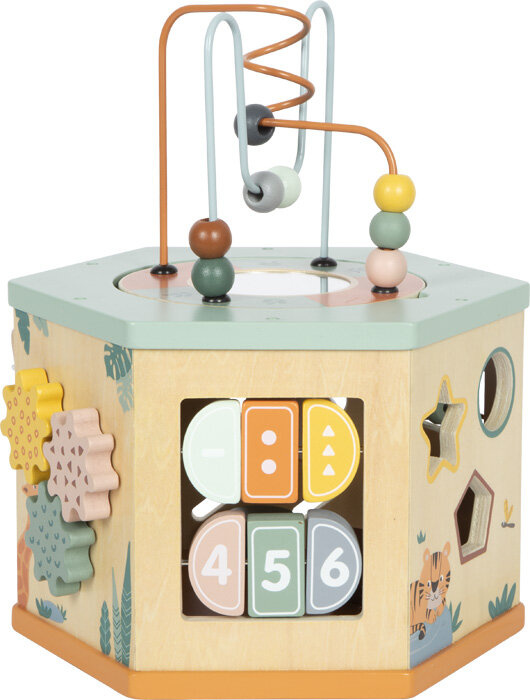 Kostka umiejętności motorycznych 7 stron Safari Small Foot