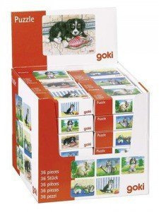 Mini puzzle zwierzęta, 24 elementy