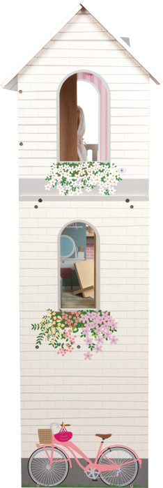 Drewniany domek dla lalek willa XL z wyposażeniem Small Foot