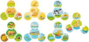 Puzzle z drewna Myśli i wspomnienia zwierzęta Goki