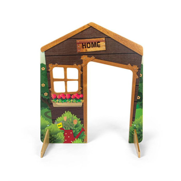 Domek drewniany element sceniczny Erzi