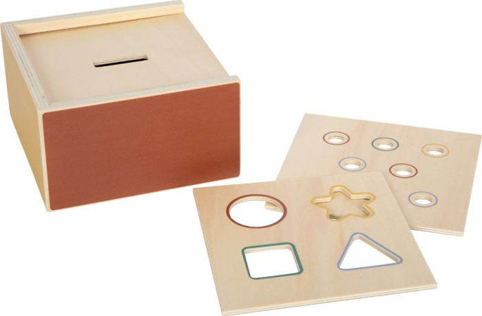 Drewniany sorter kształtów i kolorów Montessori Small Foot