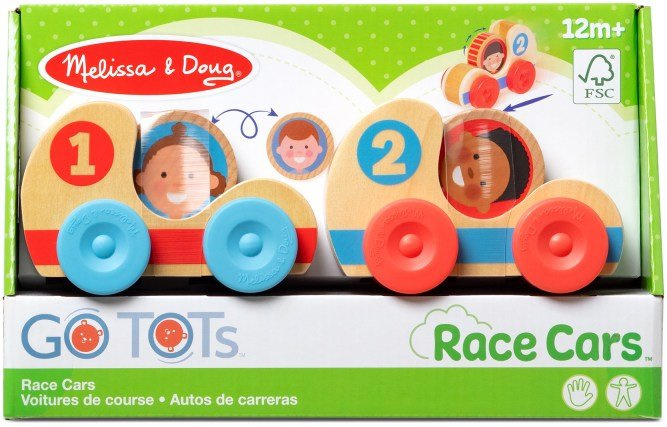 Drewniane autka do rączki GO Tots Melissa and Doug