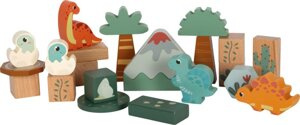 Drewniane klocki konstrukcyjne Dino Small Foot