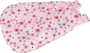 Śpiworek z kwiecistym wzorem dla lalek Goki