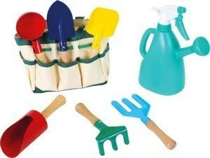 Torba z zestawem narzędzi i konewką ogrodnik Small Foot