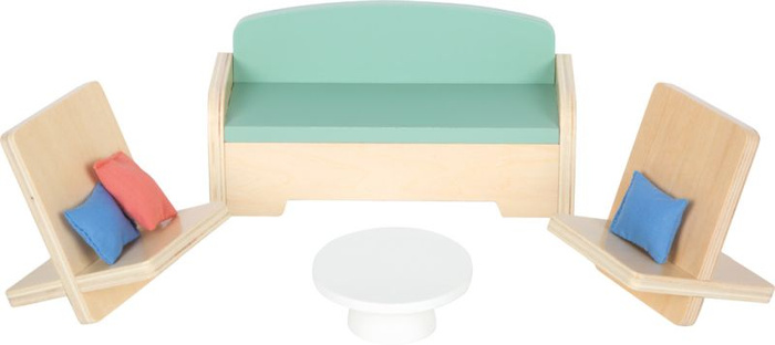 Drewniany domek dla lalek willa XL z wyposażeniem Small Foot