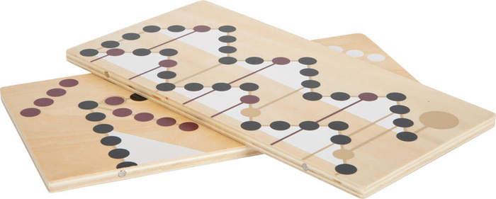 Gra 2w1 Ludo Węże i drabiny Gold Edition Small Foot
