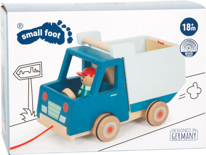 Ciężarówka wywrotka zabawkowa do ciągnięcia Small Foot