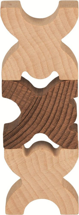 Drewniane klocki dla dzieci i gra Człowiek X Goki Nature