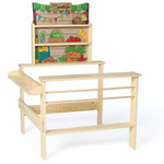 Drewniany sklep ekologiczny Erzi