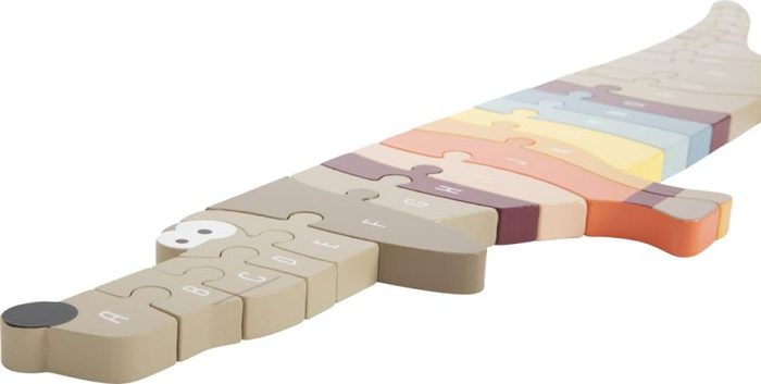 Drewniane puzzle Alfabet jamnik Small Foot
