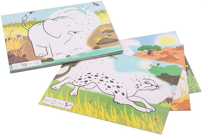 Łączenie kropek Dzikie Zwierzęta ABC 123 Melissa & Doug
