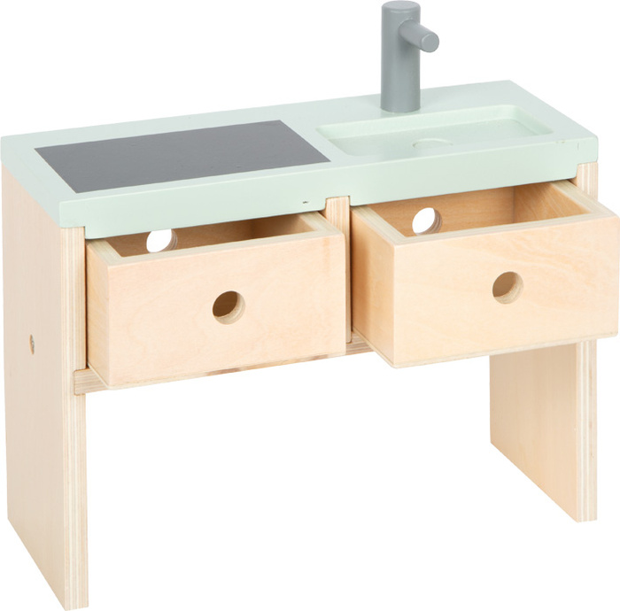 Drewniany domek dla lalek willa XL z wyposażeniem Small Foot