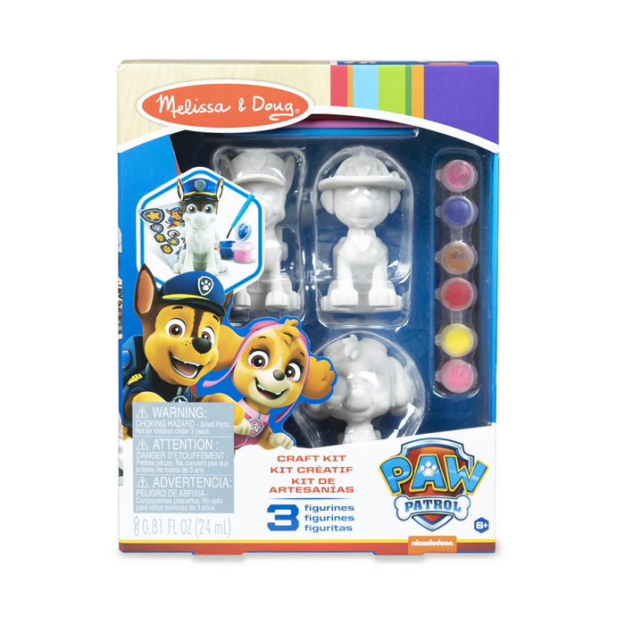 Figurki do malowania Psi Patrol Craft Kit - Pup Figurines Melissa and Doug