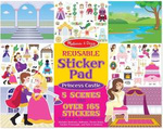 Zestaw z naklejkami wielokrotnego użytku Zamek Księżniczki Melissa & Doug