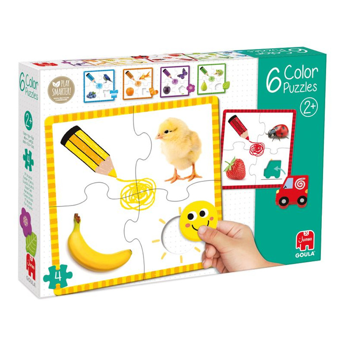 Puzzle dla dzieci Kolory Goula