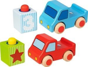 Auto z drewna i ładunek Wóz gwiazda Goki