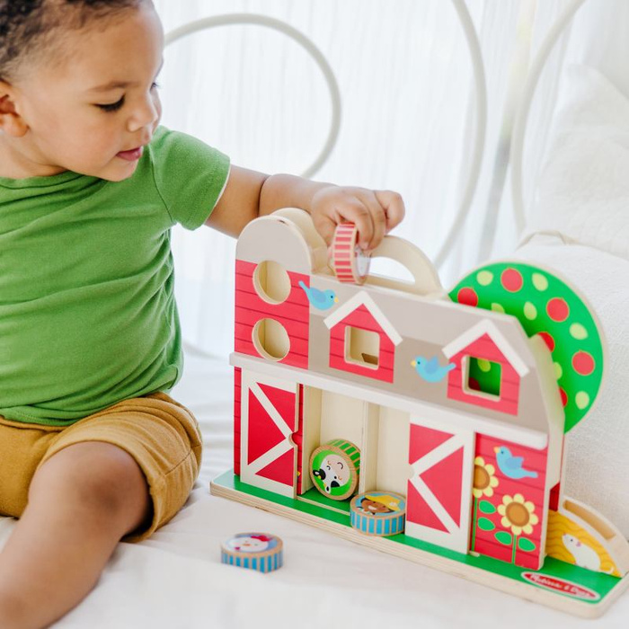Farma z krążkami GO Tots Barnyard Tumble Melissa and Doug
