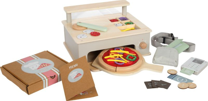 Drewniana pizzeria zabawki kuchenne dla dzieci Small Foot