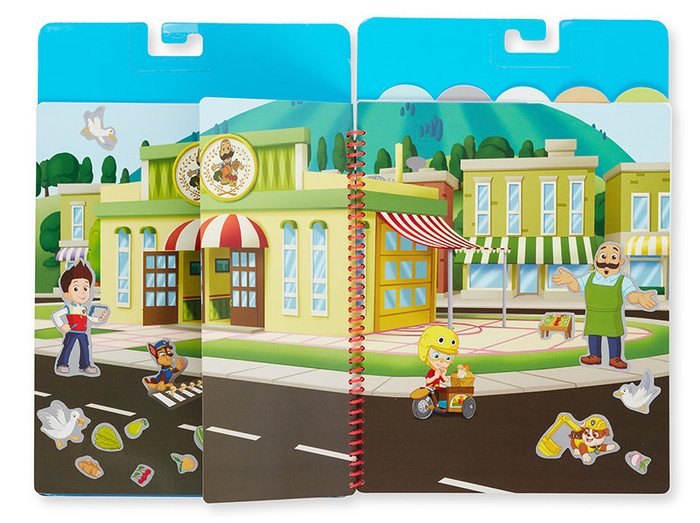 Naklejki wielorazowego użytku Psi Patrol Restickable Stickers Flip-Flap Pad – Adventure Bay Melissa & Doug