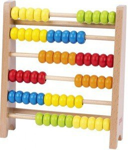 Drewniane liczydło, 60 korali