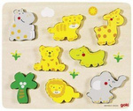 Puzzle dzikie zwierzęta, 8 el.