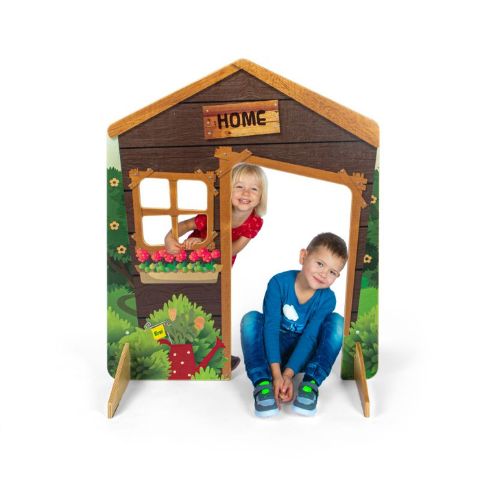 Domek drewniany element sceniczny Erzi