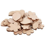 Drewniane kwiatki do pokolorowania Goki