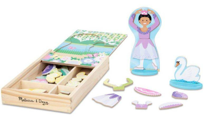 Układanka magnetyczna ubieranie Baletnica i Wróżka Melissa & Doug 