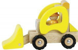 Drewniana ładowarka kołowa