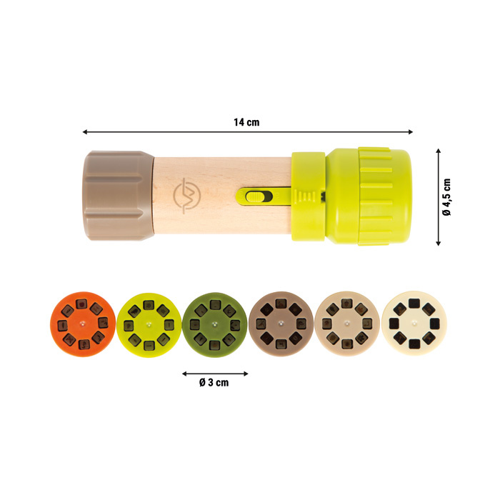 Latarka i projektor 2w1 Odkrywca Small Foot